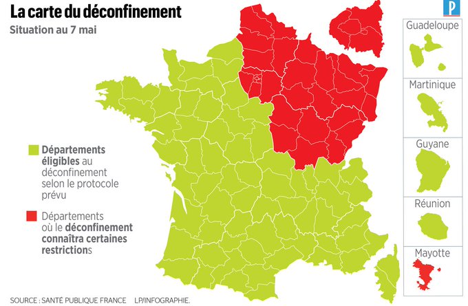 Situation déconfinement au 7 Mai