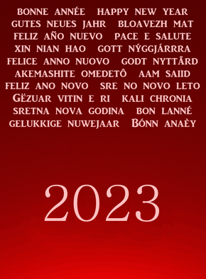 BYE BYE 2022 ! Vive 2023