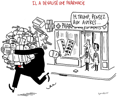 200322 dessin cambon trump vaccin