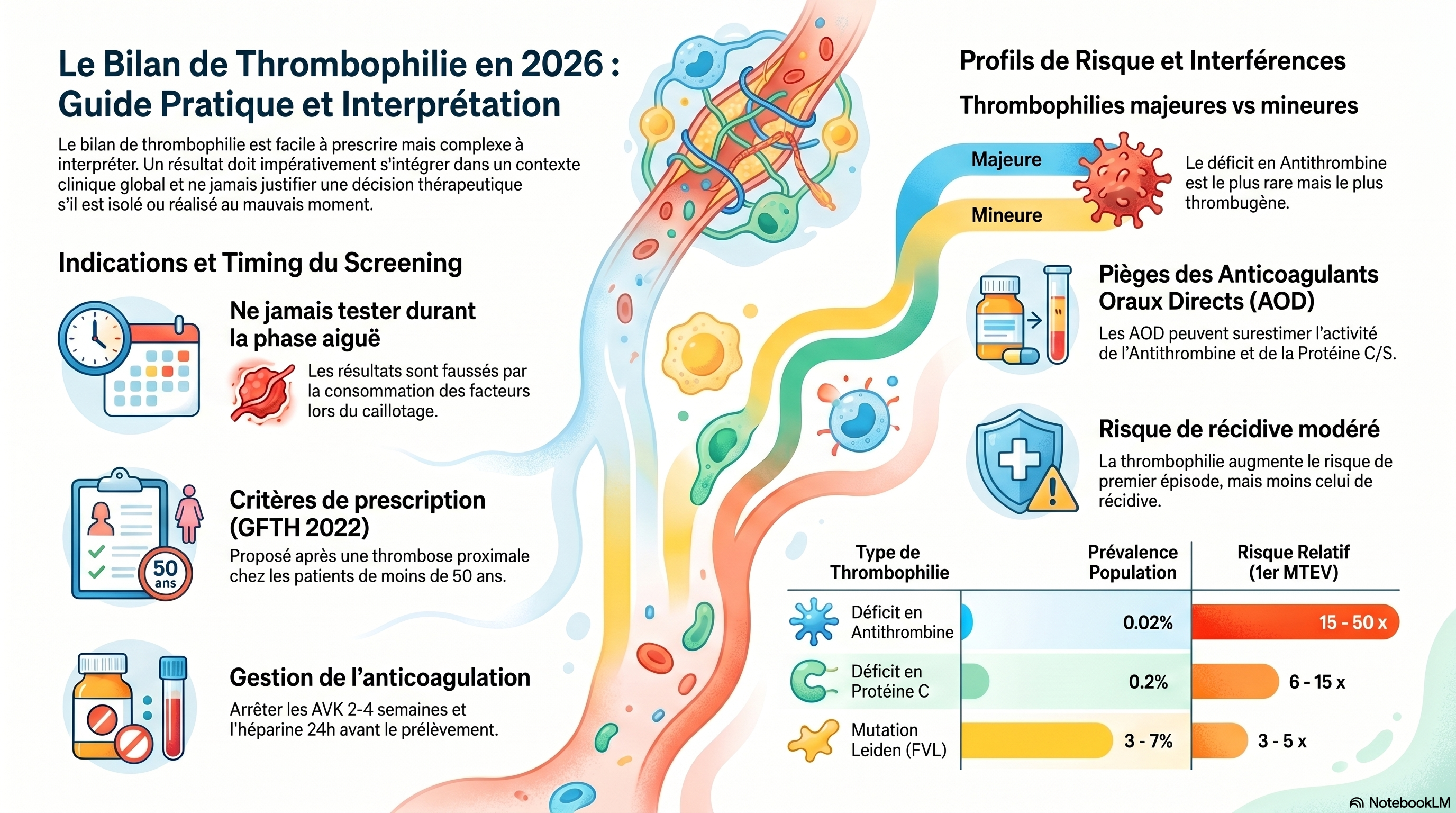 Bilan de thrombophilie en 2026