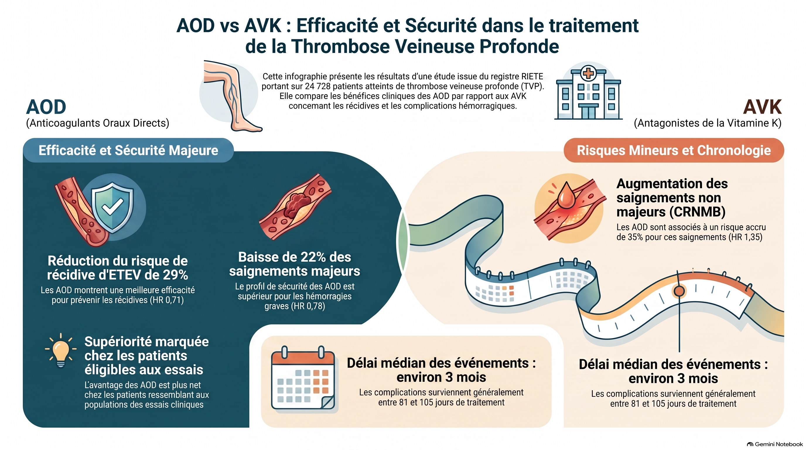 Comparaison AOD contre AVK