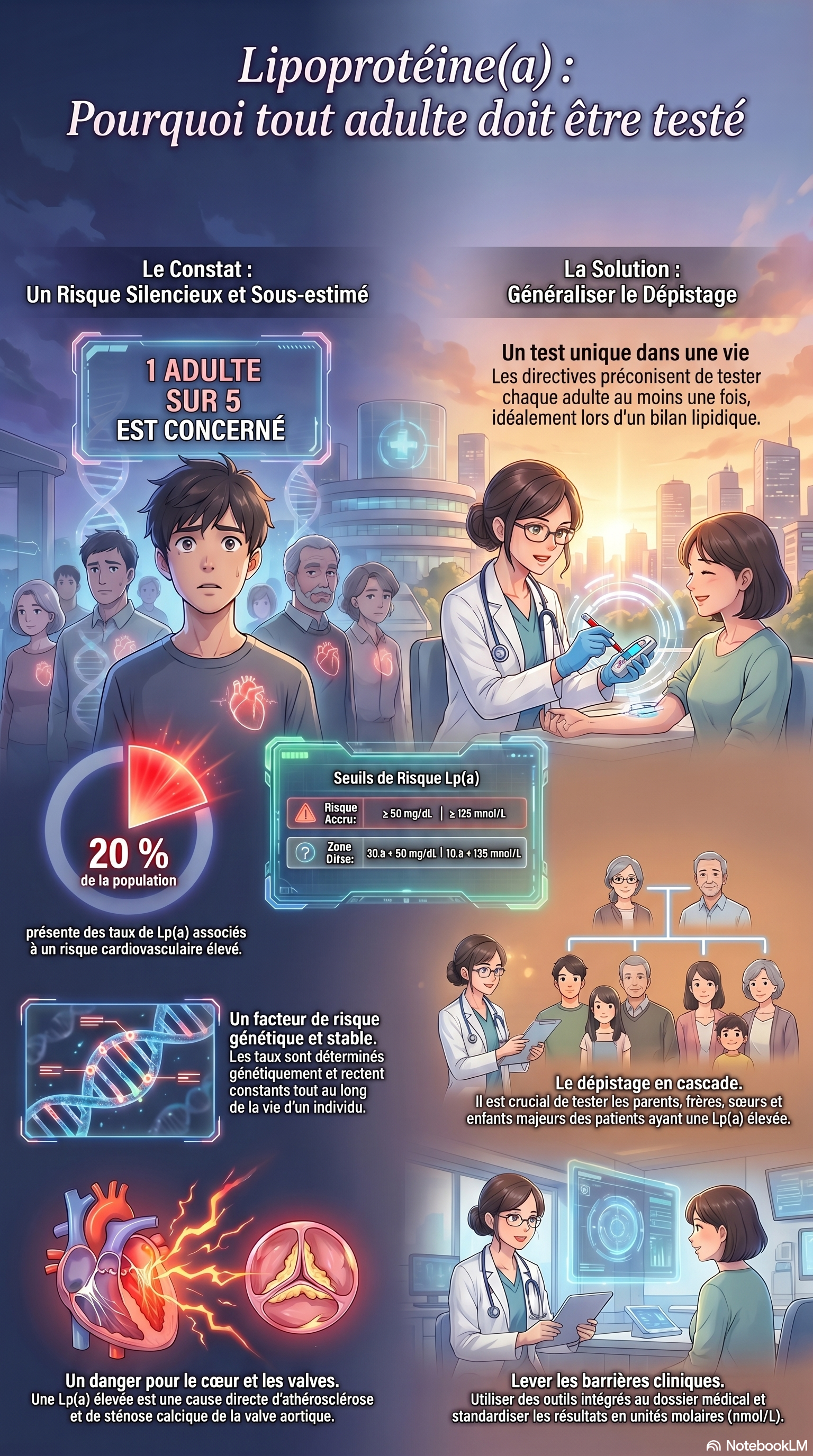 Dépistage de la Lipoprotéinea