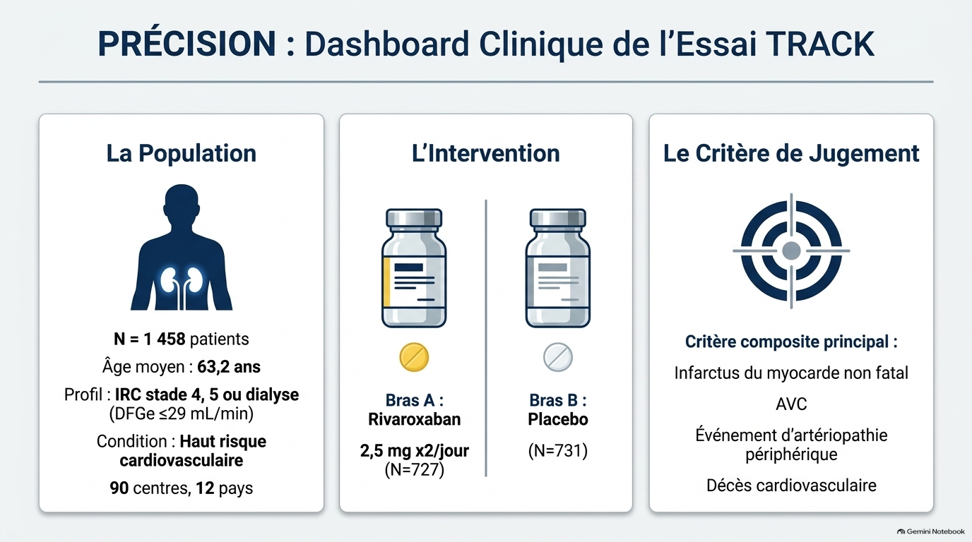 L Essai TRACK et l Anticoagulation de Précision Slide 2