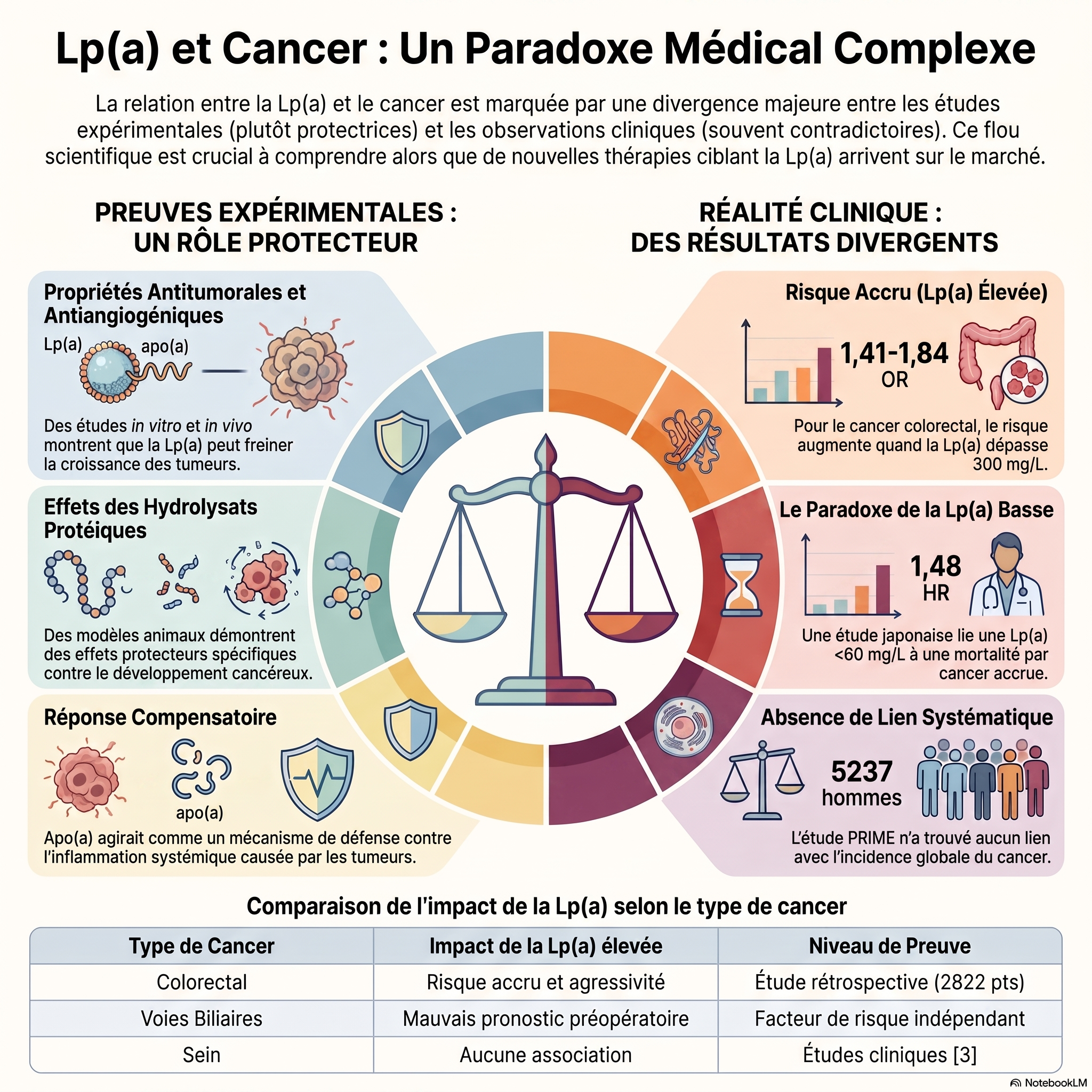 Lpa et paradoxe du cancer