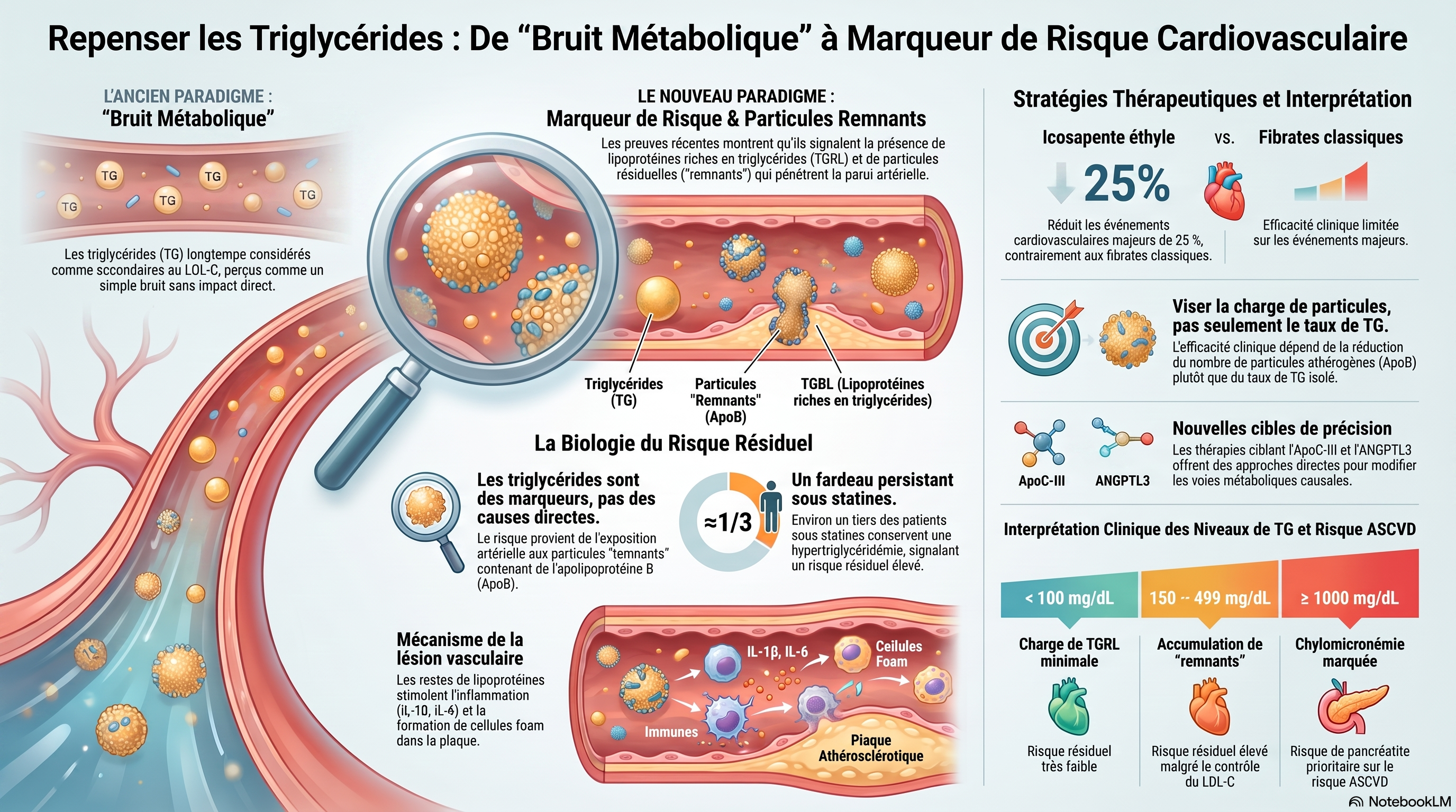Repenser le risque des triglycérides