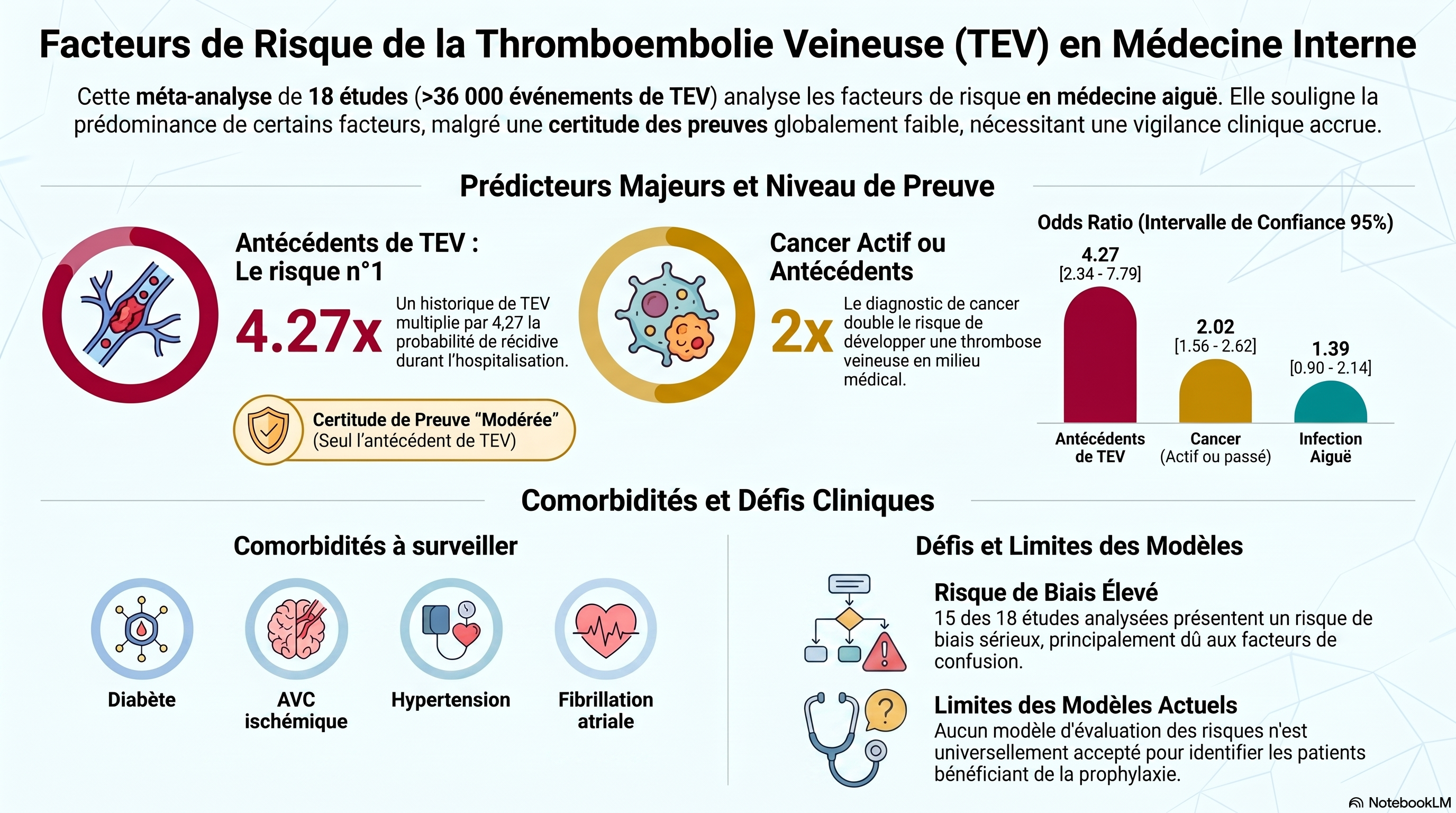 Risques de thromboembolie veineuse