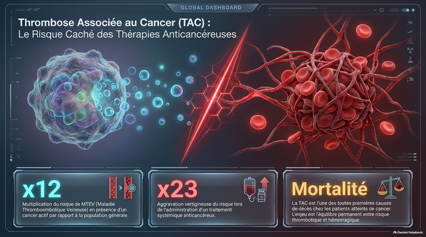 Thrombose Associée au Cancer Slide 1