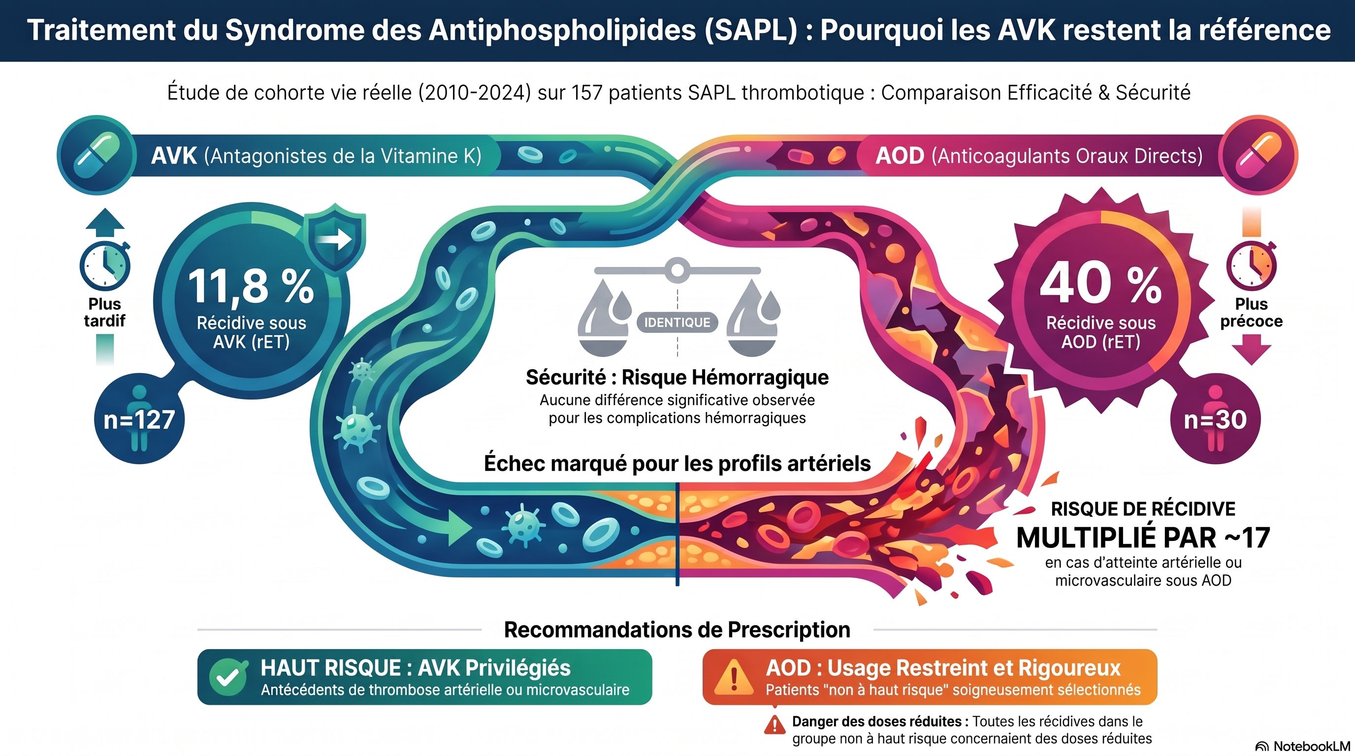 Traitement SAPL AVK contre AOD