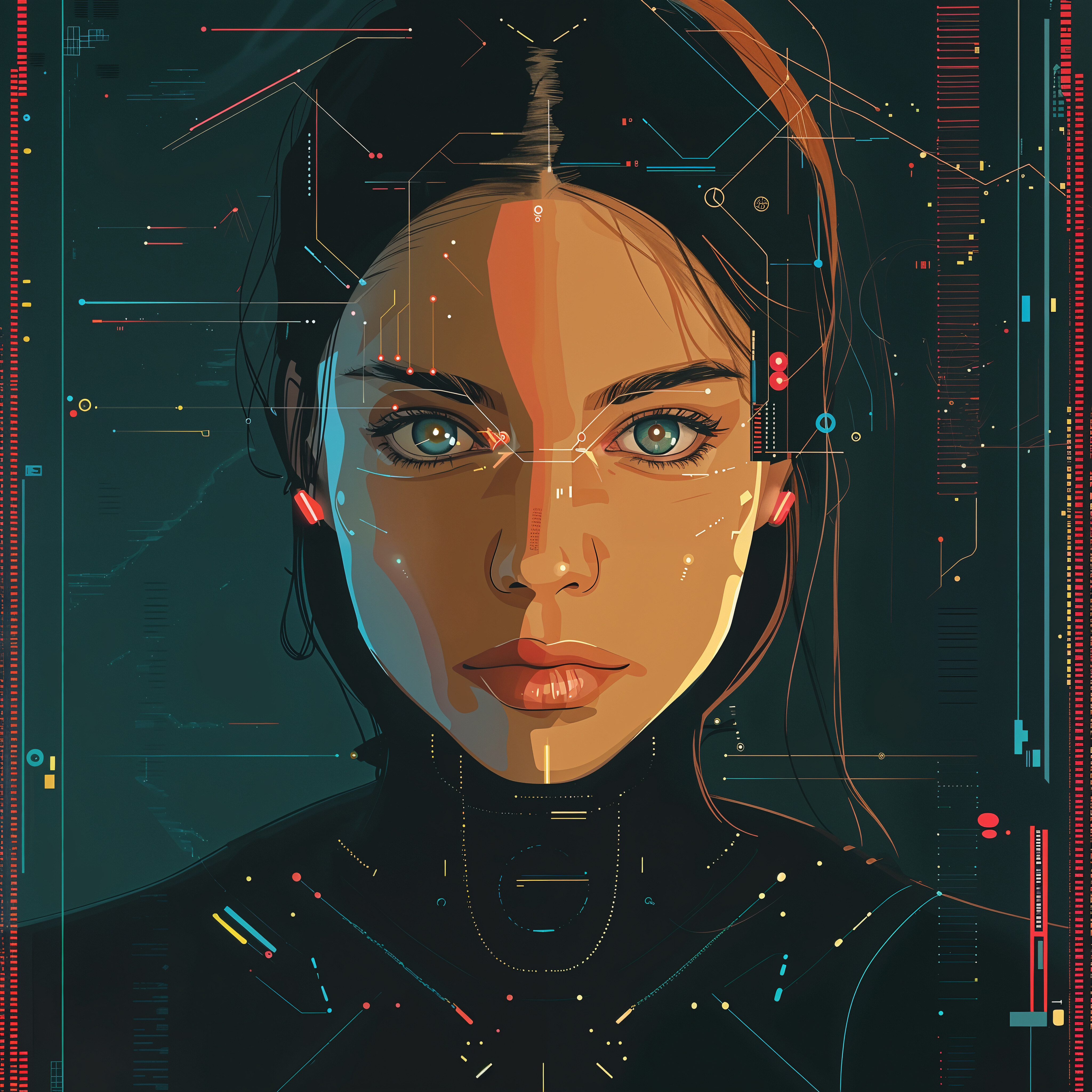 art numerique de la technologie de l ia
