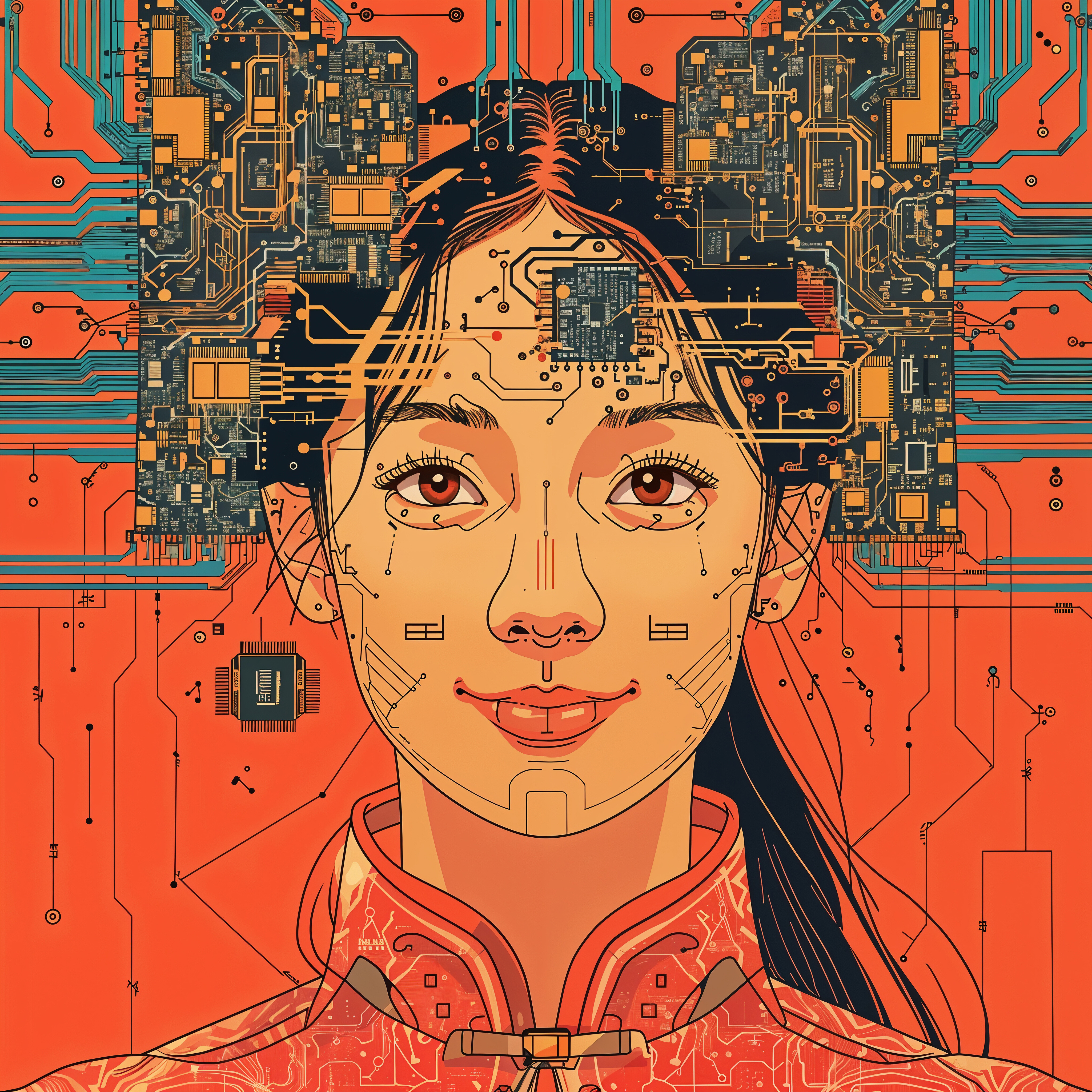 art numerique de la technologie de l ia 1