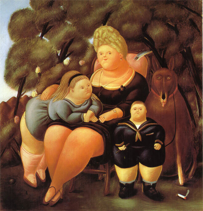 the family fernando botero