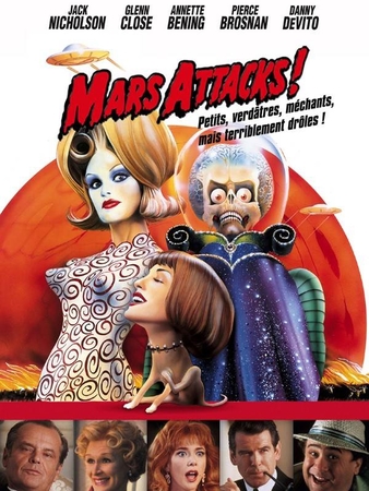 Mars Attacks !, jaquette