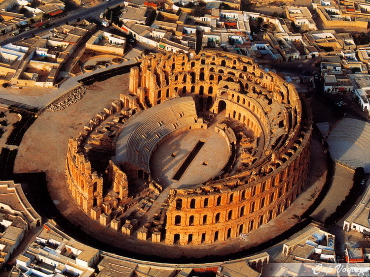 L'amphithéâtre romain d'El Jem, Voyage enTunisie