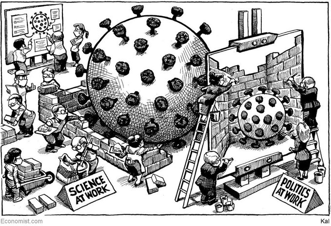 Le confinement du COVID-19, sientifique et politique