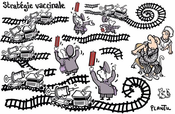 Stratégie vaccinale by PLANTU