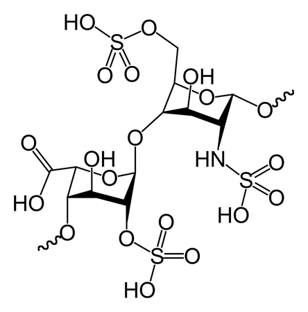 Heparin 2D skeletal