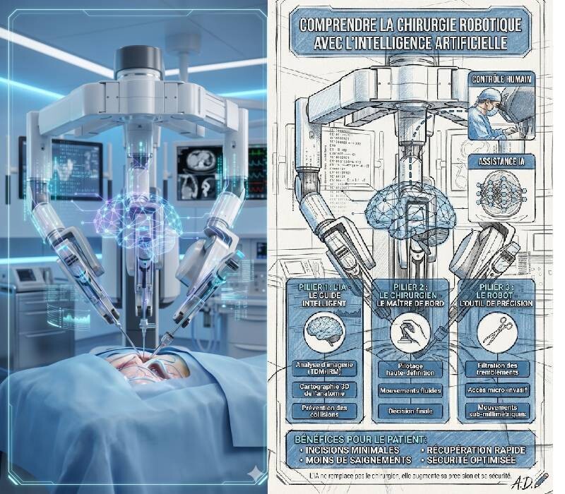 Chirurgie à l’ère de l’IA et de la robotique