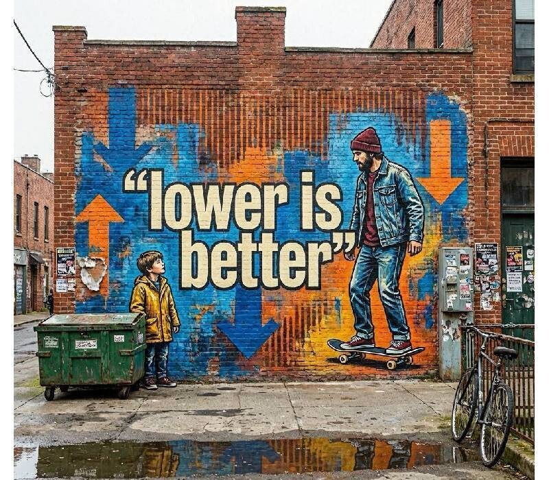 LDL : LOW is BETTER 