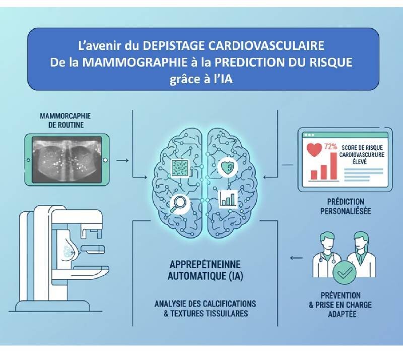 IA : prédiction cardiovasculaire à partir d'une mammographie