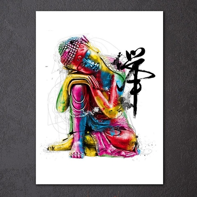 Tableau Artistique de Bouddha 3 1200x1200