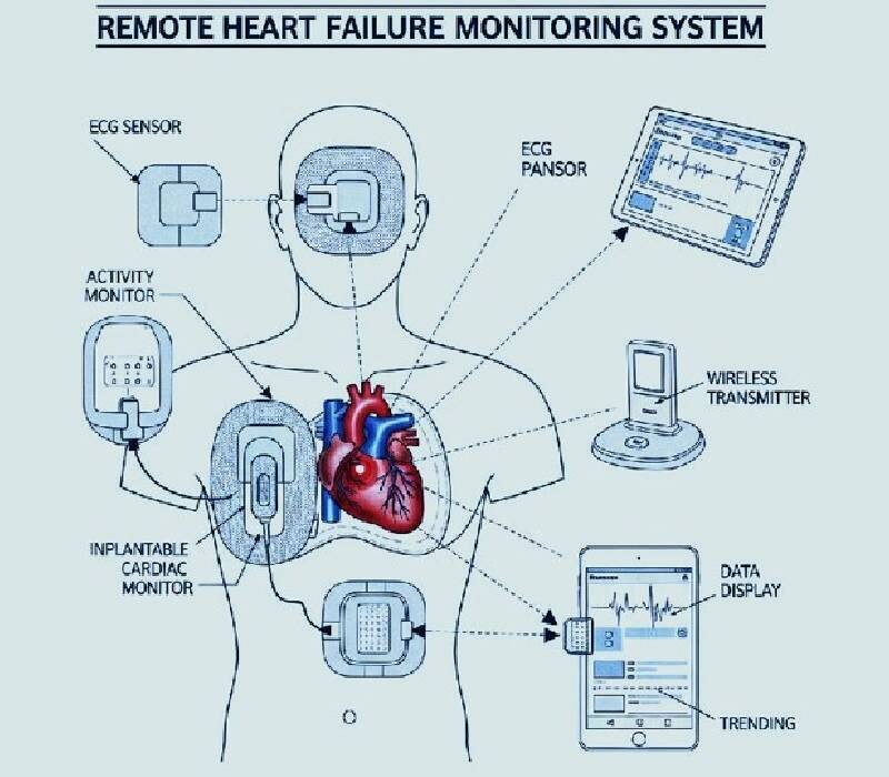 Insuffisance cardiaque : surveillance à distance 
