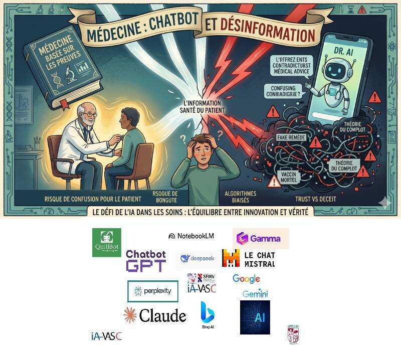 Information et désinformation médicale par les ChatBots
