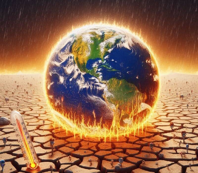 La TERRE  : plus de chaleur