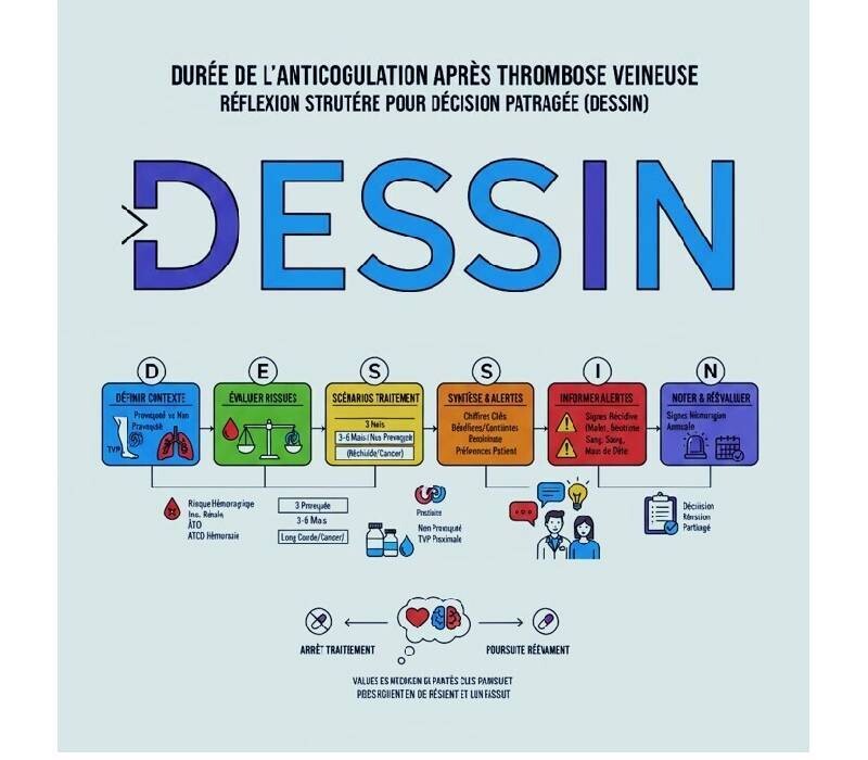 De la durée de l'anticoagulation en cas de MTEV