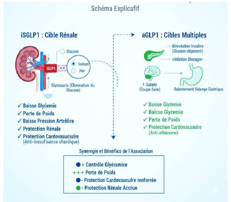 iGLT2 et aGLP1 : pratique clinique