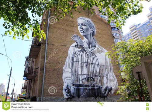 street art kiev ukraine murals walls building contemporary 71167056