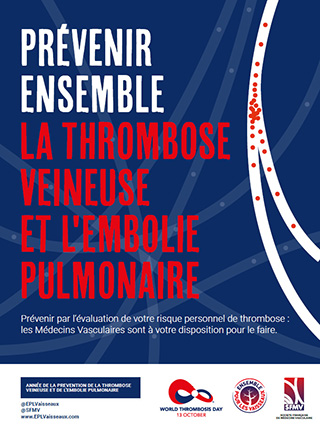 thrombose visu affiche petite